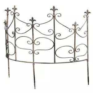 화단 울타리 장미 지지대 넝쿨식물 엔틱 반원형 펜스 만들기 넝쿨지지대 가든 화단울타리