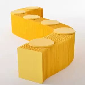 접이식 체어 종이 벤치 휴대용 크래프트 좌석 폴딩 간이