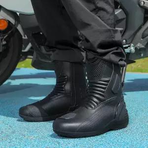 레저 바이크 오토바이 모토크로스 부츠 남성용 여성용 레이싱 안전 라이딩 방수 안티 가을 내마모성 장비