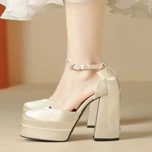 웨딩슈즈15cm 셀프 화보 본식 촬영 높은굽 하이힐