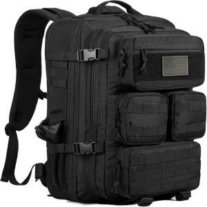 남성용 AZULDEZ 전술 백팩 40/50L 확장형 군용 방수 MOLLE 하이킹 캠핑 배낭 야외용 돌격 및 버그 아웃백