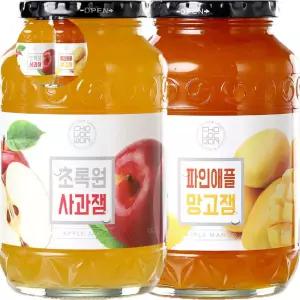 잼 초록원 사과잼 파인애플망고잼 1kg