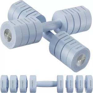 덤벨 2종 세트 조절 가능한 무게 미끄럼 방지 손잡이 마카롱 색상 각 2.2/4.4/6.6/8.8파운드 가정용 여성용