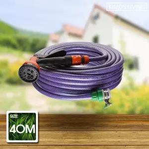 (키모스)무독 7기능 호스세트40M 물호스 분사기 고압 말랑 청소용 호스릴 호스 수도 원예 원예용