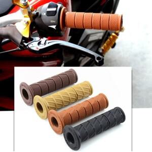 바이크 오토바이  빈티지 핸들바 커버 페달 범용 고무 미끄럼 방지 스로틀 그립