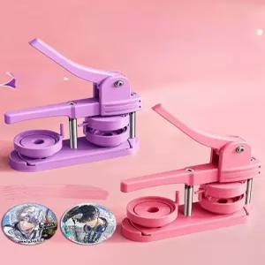 뱃지제작기계 캔뱃지 배찌 핀버튼 DIY 만드는 만들기 프레스 이름표