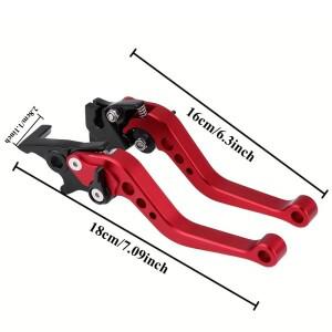 범용 바이크 오토바이 클러치 브레이크 핸들 스틸 조절식 드럼 레버 CNC 듀얼 디스크 풀로드 혼