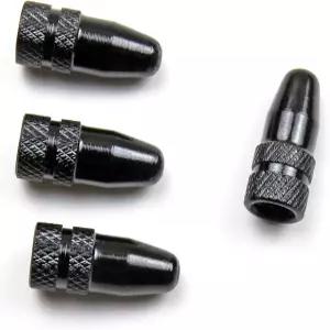 알루미늄 자전거 프레스타 호환되는 밸브 캡 검은색 타이어 스템 커버 MTB 산악 사이클링 로드 바이크