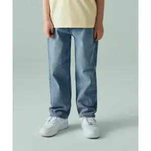 스탠다드 키즈 STANDARD KIDS 레귤러 핏 밴딩 데님 팬츠 [라이트 인디고] MKBNPXK28-LI 752971