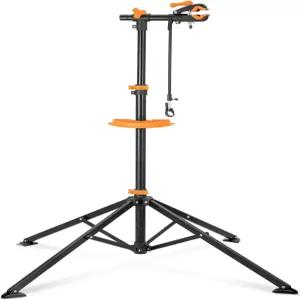 테라선 자전거 수리대 최대 66파운드/30kg - 자석 공구 트레이 24.5x13cm 360 회전식 헤드 20-29인치