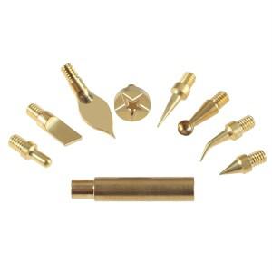 Prusa i3 MK3S+3D 프린터 부품 도구 키트 모델 청소 Scarper 수정 마무리: 8pcs 납땜 인두 팁 + 1PC 커넥터