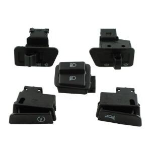 [호환품]GY6 50cc 125cc 바이크 오토바이 스쿠터 헤드 라이트 혼 조광기 턴 스타터 단일 스위치 버튼 5 피