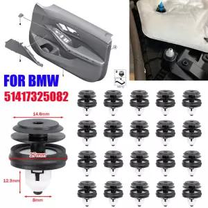 내부 도어 패널 고정 장치 카드 클립 리테이너 패스너 51417325082 BMW 3 5 6 X5 X6 X7 Z4 G30 G30N G31