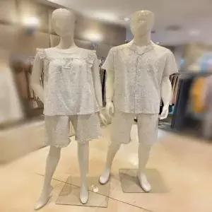 바바라 AMP4629SAWP4629S 커플 크레이프4629S파자마세트