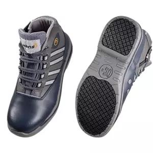 한스 안전화 논슬립 가죽 현장화 건설화 공장신발 6in