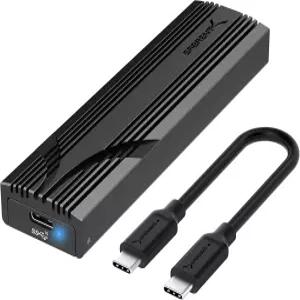 SABRENT USB C NVMe 인클로저 2230-2280용 도구 없는 M.2 SSD 케이스 10Gbps 3.2 2세대 어댑터 알루미늄