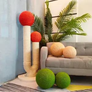 고양이선인장 스탠드 스크래쳐 수직 캣타워 고양이 놀이터