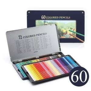 문화 넥스프로 틴 색연필 세트 60문구용 미술 준비물 칼라 다용도 팬시 전문가용 그림그리기 도구 용품