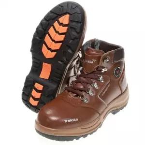 트렉스타 안전화 초경량화 건설화 현장화 공장신발 BROWN 6in