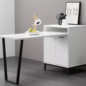 밥솥다이 렌지다이 광파오븐수납장 화이트 겸용