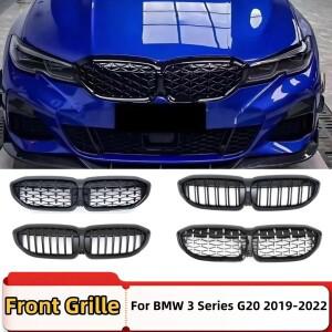 전면 흡기 그릴 범퍼 신장 그리드 튜닝 액세서리 BMW 호환 3 시리즈 G20 G21 2019-2022 318i 320i