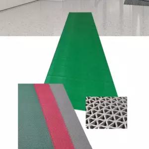 현관 발 매트 신발 털이 출입구 발판 업소용 녹색 코일 판매트 신매트 사무실 레인 웨이브 고무 미끄럼방지