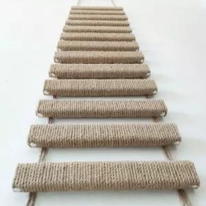 고양이 사다리 나무다리 포스트 캣워커 선반 밧줄 벽걸이