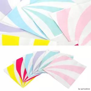 롤리팝파티냅킨 20매 종이냅킨 홈파티 피크닉 돌잔치 고급냅킨 식당냅킨 카페냅킨