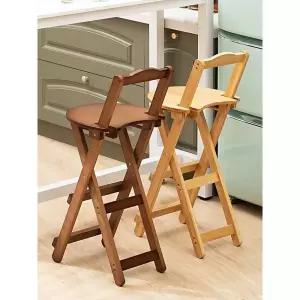 다용도 의자 접이식 폴딩 높은스툴 실용적 내추럴 컴팩트 휴대용 체어