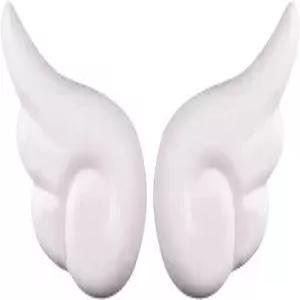 즈카겔 모터사이클 헬멧 장식 엔젤 윙스 액세서리 스키 바이크