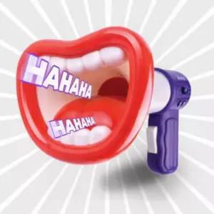 어린이 음성 변조 장난감 파티 장기자랑 입술 모양 마이크 보이스 체인저