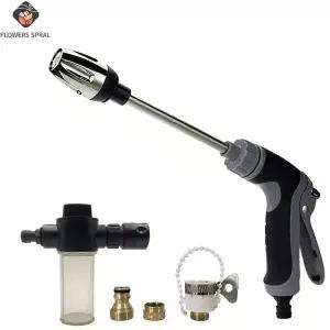 새로운 휴대용 자동차 청소 도구 고압 스프링클러 물 세탁기 정원 급수 호스 노즐 폼 랜스