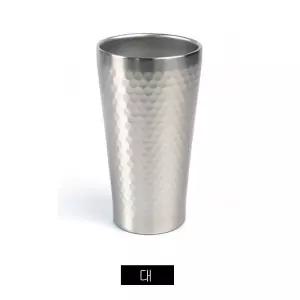 벌집진공 이중스텐 쥬스컵 대 430ml냉장고 진공 보냉 보온 물컵 레스텀블러 스테인 휴대용 사무실 맥주잔