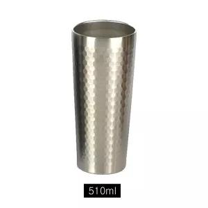 실버허니 이중진공 스텐컵 510ml냉장고 진컵 보냉 보온 이중물 레스텀블러 스테인 휴대용 사무실 맥주잔 쥬