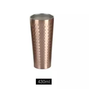 로즈허니 이중진공 스텐컵 430ml냉장고 진컵 보냉 보온 이중물 레스텀블러 스테인 휴대용 사무실 맥주잔 쥬