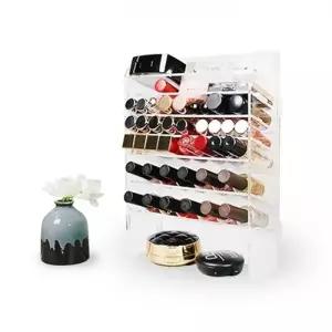 립스틱 정리대 아크릴 타워 보관함 투명 메이크업