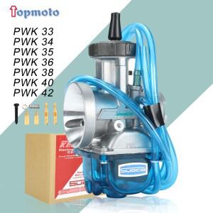 PWK 33 34 35 36 38 40 42mm KEIHIN 기화기 에어 스트라이커 범용 2T 4T 엔진 바이크 오토바이 스쿠터 UTV