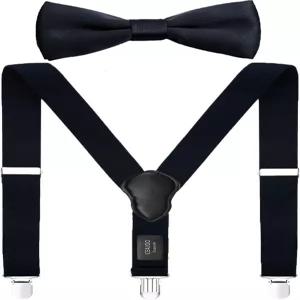 CEAJU 남성용 멜빵과 보타이 세트 조절 가능