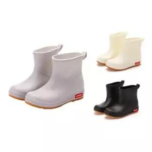 발목 여성 반장화 패션 장화 고무 여자 레인 부츠