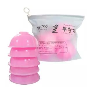 셀프 실리콘 부항기 목욕탕 물부항 5개입 자극기 물리치료