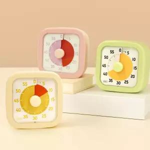 아날로그 주방 요리 공부 구글 뽀모도로 타이머 -TI1 (오렌지 버터)스톱워치 무소음 운동 시험