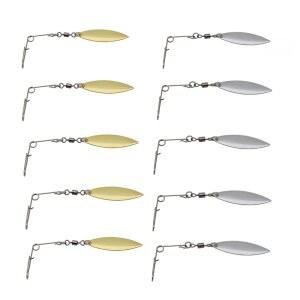 낚시 스피너 블레이드 스피너베이트 스푼 매끄러운 니켈 미끼 딱정벌레가 리그