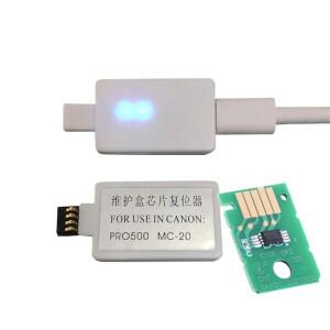 Canon Pro500 프린터 mc20 유지 보수 카트리지 디코딩 용 MC20 상자 칩 리셋터
