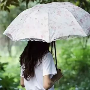 WL 초경량 uv차단 여성 데일리 패션 예쁜 양산 플라워