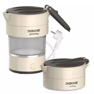 600 프리미오 여행용 접이식 유선 전기주전자휴대용포트 미니 폴딩