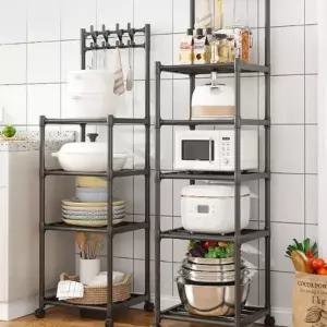 이동식 수납 선반 주방 베란다 다용도 틈새 정리대 수납장 트롤리 팬트리 트레이