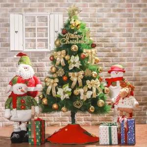 150cm 골드 솔잎 풀세트 (전구) 가게 장식트리 크리스마스파티 집에서즐기는 낭만적인 특별한 겨울인테리어