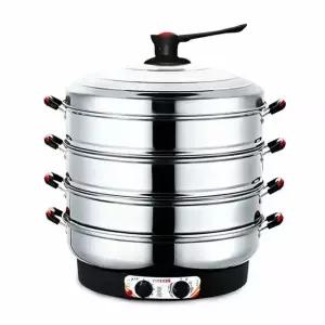 스텐 찜기 전기 대형 업소용 만두 식당