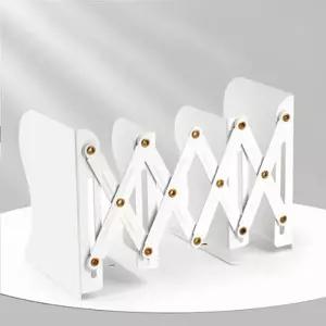 길이조절 철재 자바라 책 꽂이 정리함 칸막이 책선반