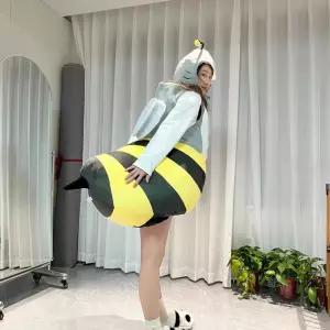 등껍질 사우루스 꿀벌의상 잠옷 생활잠옷 집옷 코스프레